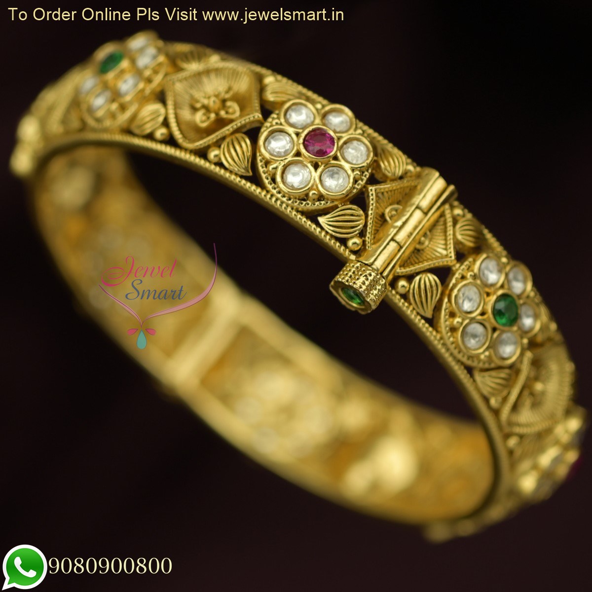 Kundan gold bangles design hotsell