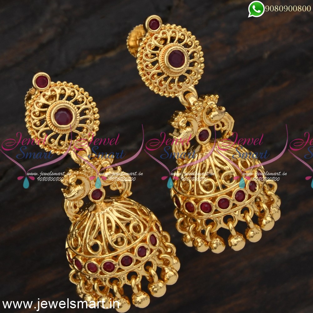 Details 128+ earrings gold design latest