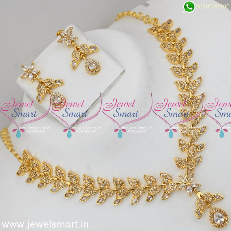 New pattern gold necklace design discount