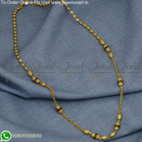 18 Inches Gold Necklace Style Ball Chain For Casual Wear C25074