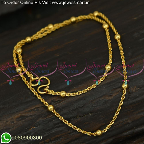 C0878 18 Inches Gold Plated Fancy Heart Design Short Chain Daily Wear 6 Months Warranty