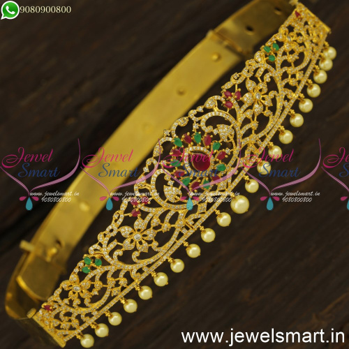 23 to 29 Inches Oddiyanam for Girls Gold Plated Diamond Indian Bridal Jewellery H24425
