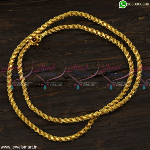 24 Inches Thali Kodi Chain Twisted Design Gold Plated Daily Wear Jewelsmart