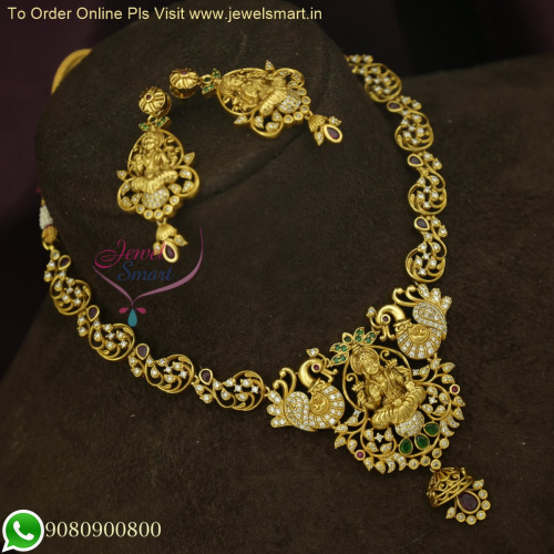 Affordable Elegance: Latest Hot Cake Antique Gold Temple Necklace Designs in Imitation Jewelry NL26244