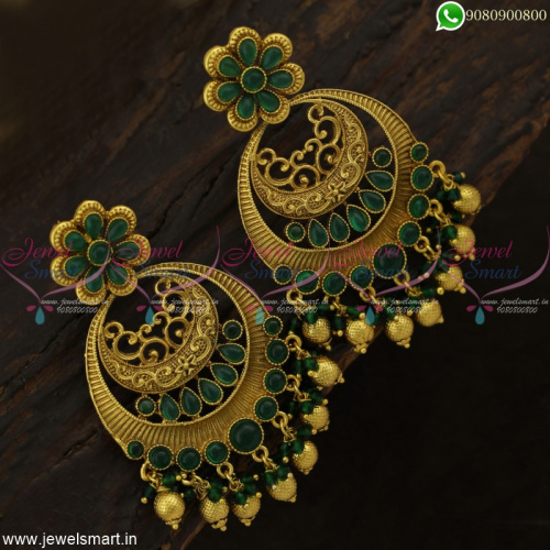 Amazing Antique Chandbali Earrings Online Gold Design Catalogue Online ER23041