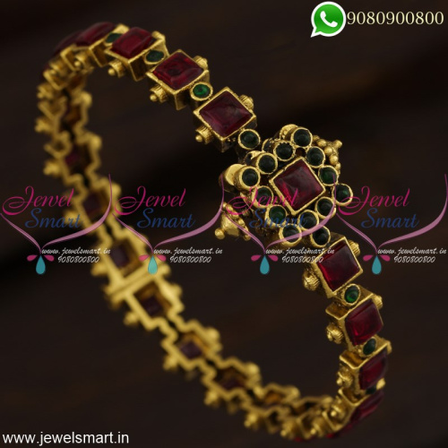 Antique Kemp Bracelets Traditional Gold Jewelry Design For Women B21276