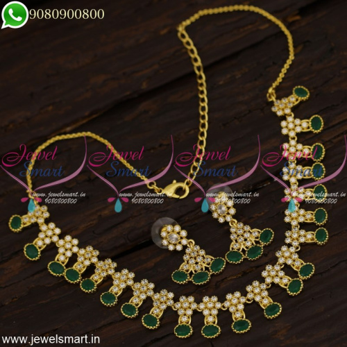 New Fashion Artificial Necklace Set With CZ Stones Online Best Price