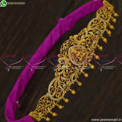 Baby Temple Vaddanam Antique Gold Jewellery Designs For Kids Party Wear