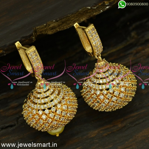 Bali Style Jhumka Earrings Latest Addition to Gold Plated Jewellery J25030