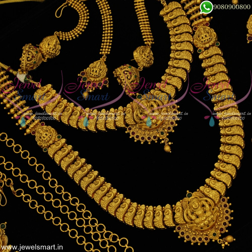 Bridal Jewellery Set Wedding Collections Complete Set Premium Designs BR20613 JewelSmart.in