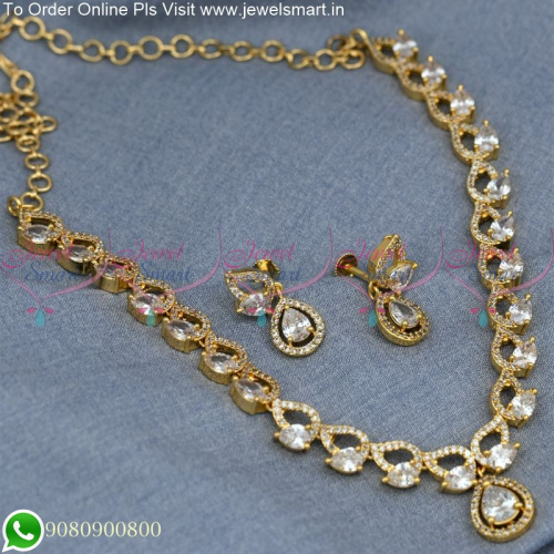 Chic And Charming One Gram Gold Necklace Sets NL25077
