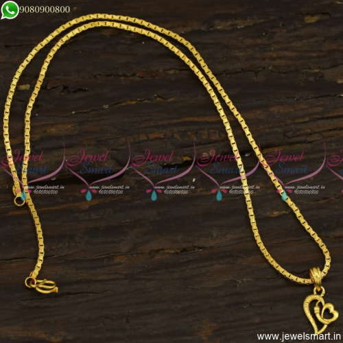 Classic Chain Pendant Designs Online Square Chain With Heart Pendant CS23492