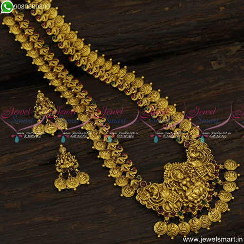 Classic Coin Haram Antique Gold Plated Long Necklace Marvelous Jewellery NL23623