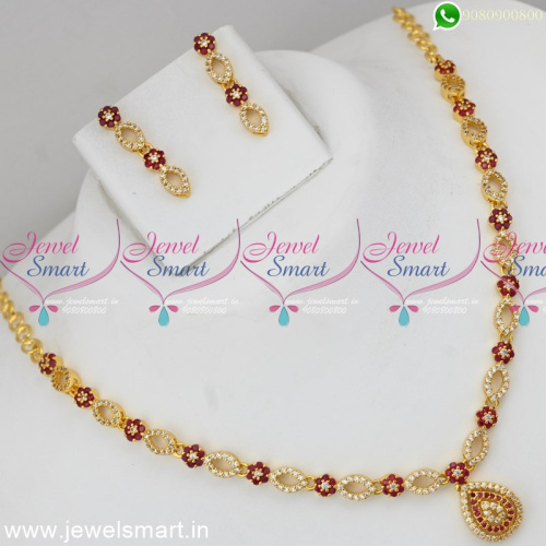 Collection of Gold Necklace Designs inspired from Diamond Catalogue NL24976
