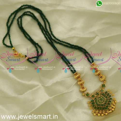 Crystal Necklace New Fashion Jewellery South Indian Beaded Artificial Collections NL21244
