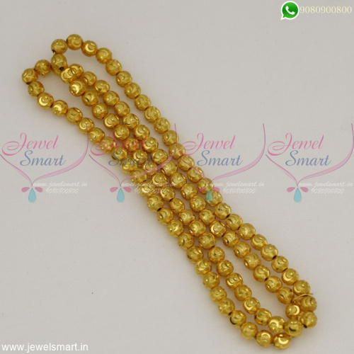New Custom Jewellery Creation Beads Gold Plated 6 MM Latest Beading Materials JB22532