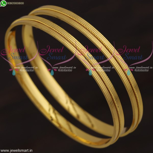 Simple Design South Indian Daily Wear Bangles Set Lowest Price Online B21662