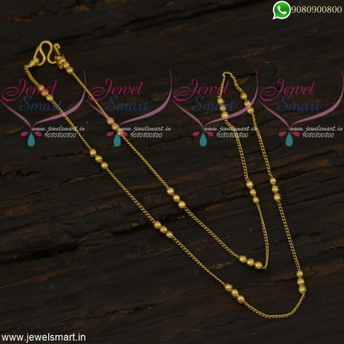 Delicate Designer Gold Chain Inspired Artificial Jewellery Shop Online