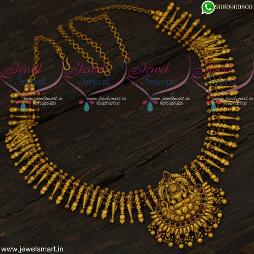 Delightful Temple Vaddanam Chain For Wedding Antique Imitation Jewellery Collections