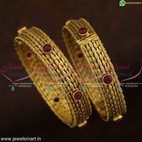 Designer Antique Bangles Online Latest Fashion Indian Jewellery Gold Plated