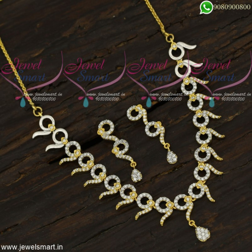 Branded Diamond Jewellery Inspired Designer Necklace Set New Fashion NL21886