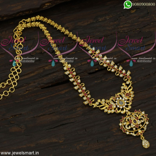 Beautiful Designer Pendant Necklace Latest Gold Plated Collections Online CS21760