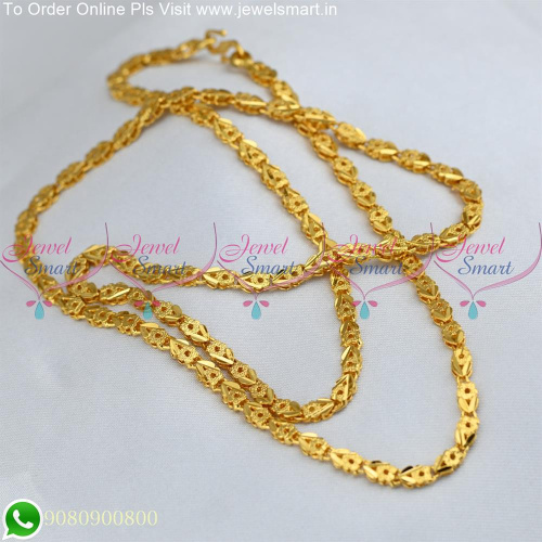 C4254 Cutwork Chain 24 Inches Length Party &amp; Daily Wear Traditional Fancy Design