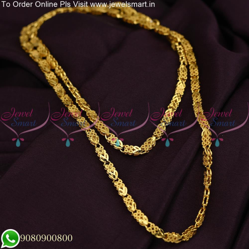 C4247 Cutwork Chain 24 Inches Length Party & Daily Wear Traditional Fancy Design