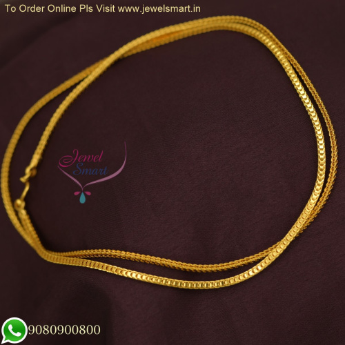 24 Inches Gold Plated Thali Chain Designs Classic Indian Jewellery Online C24750