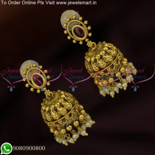 Add a Vintage Touch to Your Look with Our Stylish Jhumka Earrings - Shop Now J25655