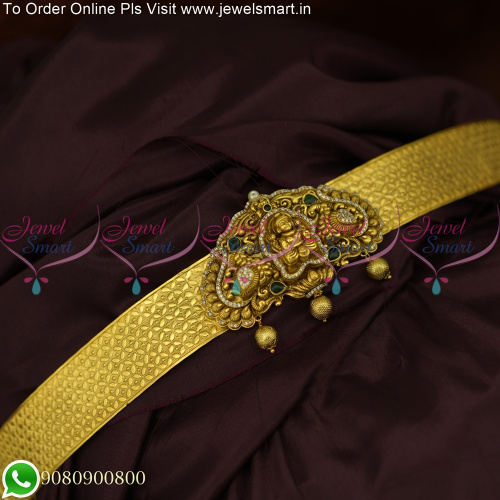 Beautiful Temple Vaddanam a Traditional Indian Waist Belt H25676