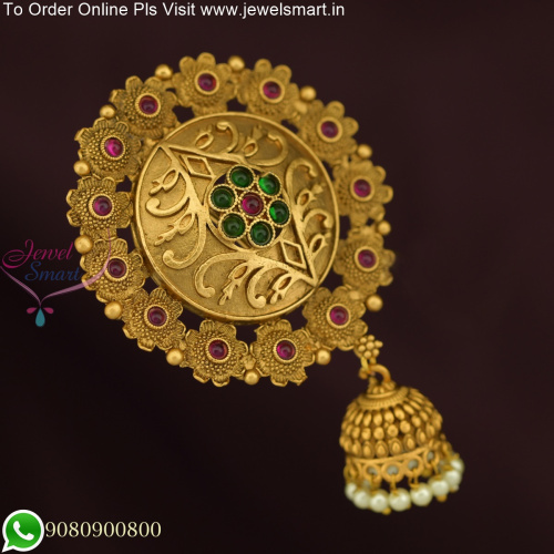 Shop Jada Billalu One Gram Gold Rakodi With Jhumka Accessories for Hair Online H25775