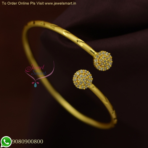 Affordable Round Design Slider Bracelets: Delicate Charm in Light Gold Look B26004
