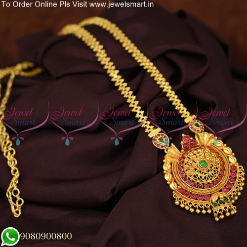 Simple Chain With Dollar For Women Regular Wear South Indian Jewellery C25500