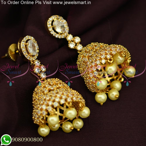 Beautiful Jhumka Earrings For Wedding Long Size Trending Jewellery ER25513