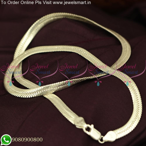 Elegant 92.5 Pure Silver Chains Upgrade Your Style Today C25533