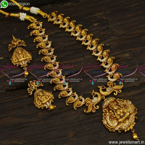 Exceptional Temple Jewellery Ideas For Wedding Nakshi Necklace Set Antique Collections NL23535