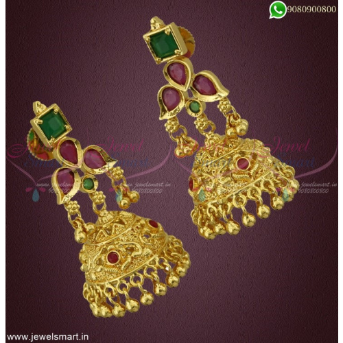 Fabulous Gold Design Jimikki Kammal Imitation Jewellery New Fashion J22426