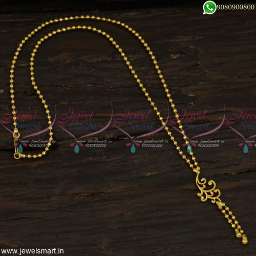 Fancy Ball Chain Gold Plated Jewellery Latest Stylish Collections online C23114