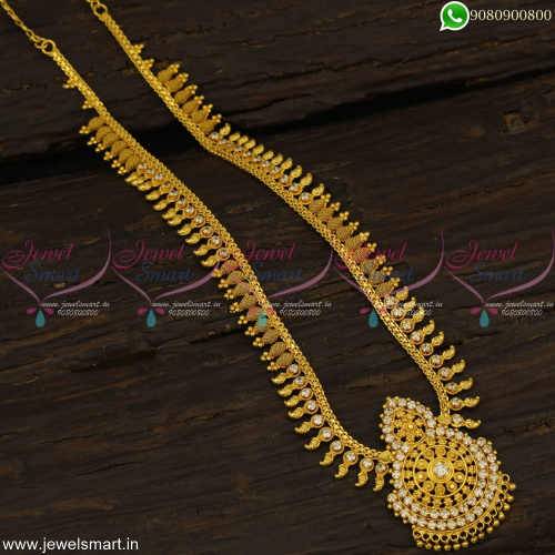 Fancy Design One Gram Gold haram Latest Artificial Jewellery Long Lasting Colour NL19149