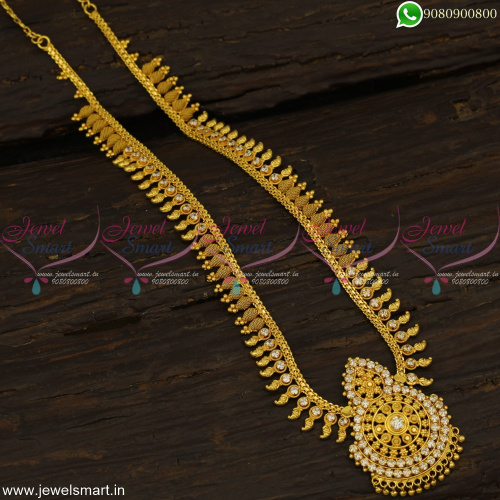 Fancy Design One Gram Gold haram Latest Artificial Jewellery Long Lasting Colour NL19149