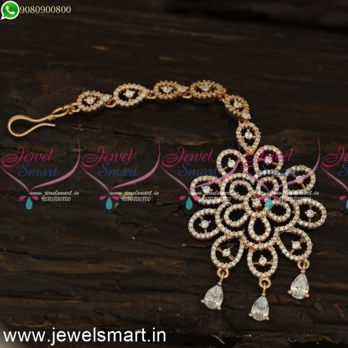 Flower Dollar Ideas Papidi Billa for Brides Jewellery In Rose Gold Silver Accessories T24095