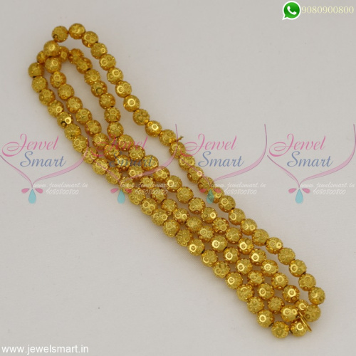 Football Design Golden Beads 6MM For Creating Custom Jewellery Beaded JB22531