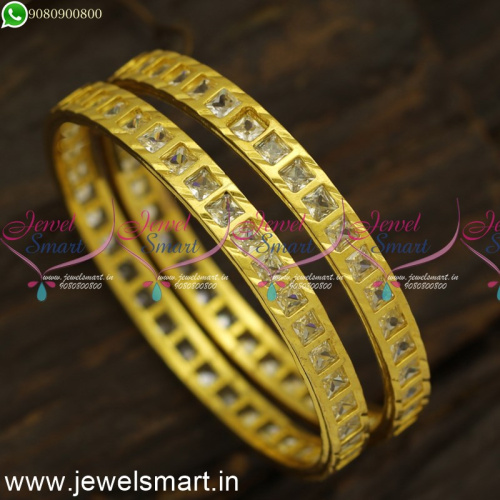 Gajulu Models Handcrafted Gold Bangles Design In Precision Latest Valayal B24564