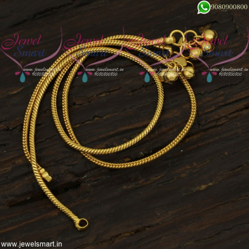 Gold Chain Design Kolusu Simple Daily Wear Low Price Artificial Jewellery