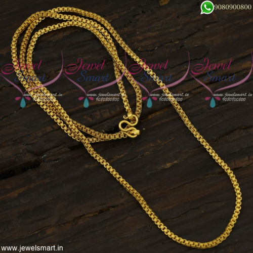 Gold Design Chains 24 Inches Light Weight Regular Wear New Fashion