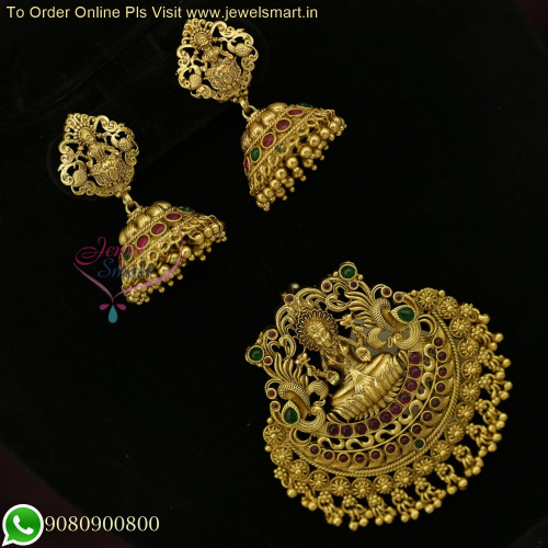 Golden Legacy: Temple Pendant Set - Crafted Tradition, Unmatched Value PS26408