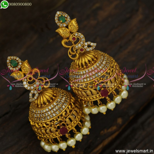 Gorgeous Big Size Jhumka Earrings For Wedding and Game Shows Online 