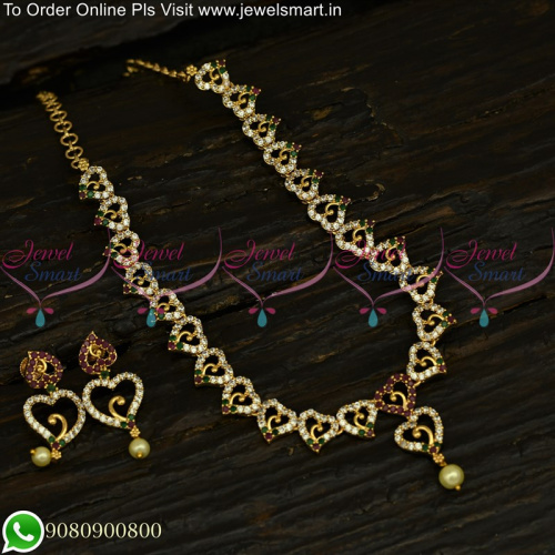 Gorgeous Gold Necklace Designs Heart Design For Your Loved Ones NL25115