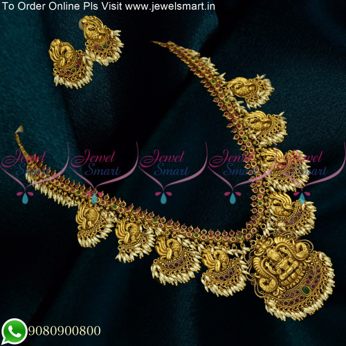 Gorgeous Guttapusalu Haram Ponniyin Selvan Inspired Temple Jewellery NL25338